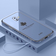 For Samsung Galaxy J6 J7 J5 J4 J2 Prime Soft TPU Plating Maple Leaf Shockproof Case Cover