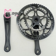 Bike Crankset 130mm BCD 34/50T Teech Double Chainring Design Removable Chainring