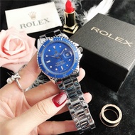 Rolex Rolex Trendy Retro Watch fashion Casual sports quartz movement stainless steel Watch men women same style stainless steel dial