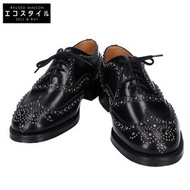 二手 Church's Burwood 2S（近乎全新）EEB012，81 鞋楦，鉚釘皮革，全布洛克鞋，70F 號。
