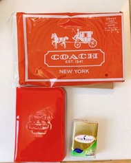 全新 Coach 銀包手帳（萬能case set)