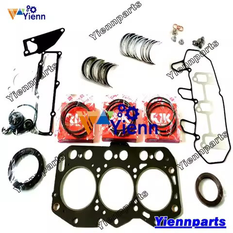 3TNV76 Overhaul Re-ring Kit For Yanmar X950R 1026R GK200 John Deere Tractor Engine Piston Ring Gaske