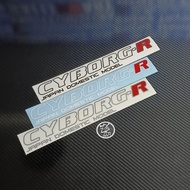 sticker kereta #0015 cyborg-r car sticker accessories