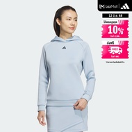 adidas Golf 3D Debossed Long Sleeve Spacer Knit Hoodie Women Blue HY0908