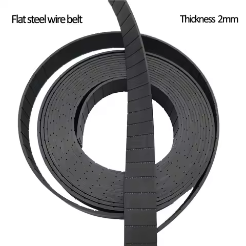 Flat Belts For Fitness Equipment Steel Wire Core Sturdy Transmission Belt Power Machine Elevator Bel