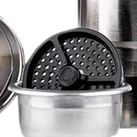Stainless Steel Italian Espresso Steam Moka Pot, 9 Bar High-Pressure Moka Pot Artistic Coffee Prepar