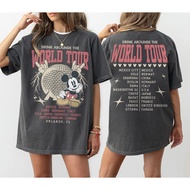 Retro Epcot World Tour Double-Sided T-Shirt Drink Around The Disney