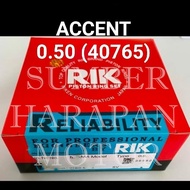 Piston ring piston piston piston 0.50 hyundai accent 1set 40765