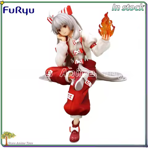 Original FuRyu Noodle Stopper Touhou Project Fujiwara No Mokou Anime Handmade Model Collection