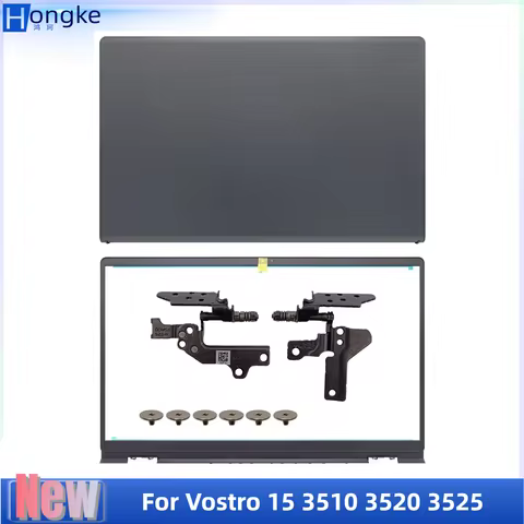 New For Vostro 3510 3520 3525 Rear Lid LCD Back Cover Top Case/Front Bezel /Hinge 0DWRHJ 09WC73 A Co