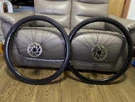 Giant PR2 Tubeless Disc Wheelset 碟剎 無花 適合用作操車軨