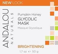 Andalou Naturals Pumpkin Honey Glycolic Mask， 1.7 Ounce