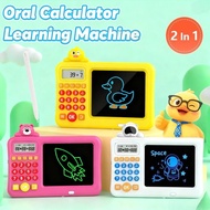 🚀🇲🇾24h💕  2 in 1 Handwriting Board for Kid Oral Calculator Math Game Learning Machine Math Trainer wi