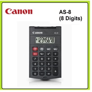 Canon Pocket Calculator AS-8 (8 Digits)