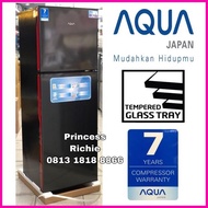 Kulkas Aqua 2 pintu tanpa bunga es AQR-D261