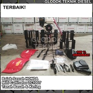 Berkwalitas HONDA OSHIMA Mesin Traktor Mini Tiller Cultivator ZC100T