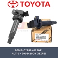 Ignition Coil for Toyota Altis 2005-2008 - 1ZZFE / 3ZZFE (Part No: 90919-02239 / 02262)