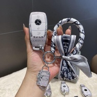 Suitable for Mercedes-Benz Key Cover 24 C-Class C260L/C200E300L/EQS/E/GLC260L Car S-Class Shell Buck