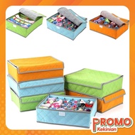 Trendy - H5325 Socks Bamboo/ for CD & Socks Storage 16 Compartments Multipurpose Storage/