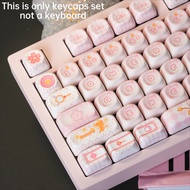 PBT Keycap MOA Proteus Sakura Keycap Five Sided Dye Sublimation PBT Material Adapt To 61/63/64/67/68