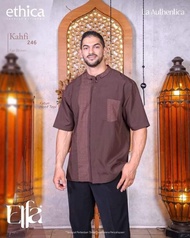 Baju Muslim Couple ETHICA ELFA COUPLE 161 FAIR BROWN || KAGUMI 273 - KAHFI 246