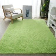 Fluffy Floor Mat Rug Living Room Karpet Bulu Lembut Gradient Carpet Sheggy Alas Lantai Floor Doormat