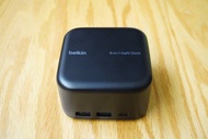  Belkin 貝爾金 Connect USB-C 6合1 核心 GaN 擴展基座 130W 電腦充電器火牛 USB Hub USB Dock 氮化鎵擴展塢