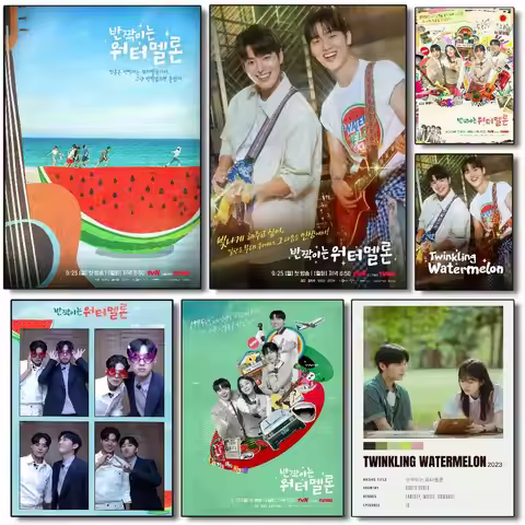 Twinkling Watermelon Korean tv show Poster HD art sticky wall waterproof home living room bedroom ba