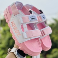 Giày sandal Nerdy nerrdy TẶNG VỚ Cao Cấp nam nữ đế cao gót 4cm quai dù chắc chắn quai hậu có thể thá