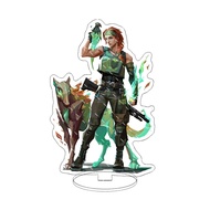 Standee Game Figure Valorant Sage Killjoy Jett Sova Cypher Salvia Acrylic decor desk study corner 12