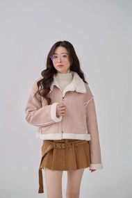 umore.made 🍂 crunchies suede jacket แจ็คเก็ตหนังกลับ ด้านในบุขนนุ่มนิ่ม