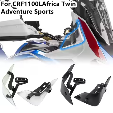 Motorcycle Side Windshield Wind Deflector FOR HONDA CRF 1000L CRF1100LA CRF1100LDA Africa Twin Adven