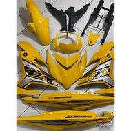 COVER SET Y15ZR V1 V2 MX KING SUNNY YELLOW TANAM COVERSET PREMIUM EDITION BODYSET Y15ZR YSUKU NEW ORIGINAL VELOZI