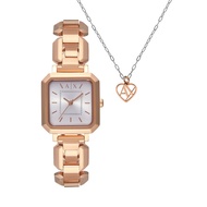 Armani Exchange Rose Gold Watch AX7167SET