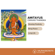 Amitayus Canvas Thangka - A3 Canvas/Poster Canvas