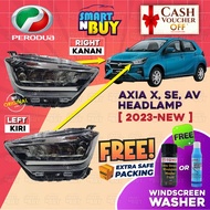 Perodua Axia Headlamp Original Lampu Depan Axia X SE AV Lampu Besar Head Lamp 2023 - NEW