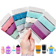 3 Piece Personalized Baby Bottle Labels for Daycare School Summer Camp Customized Children's Water B