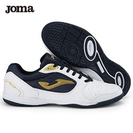 Joma TF รองเท้าฟุตซอล สีดำและสีขาว รองเท้าฟุตซอลแพน รองเท้าฟุตซอล