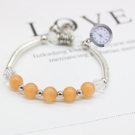 Jam Tangan Gelang Wanita Perhiasan Mutiara Model Terbaru Fashion Style Cantik Elegan Indah