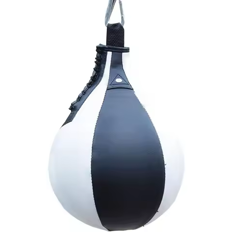 Boxing Speed Ball Pear Shape PU Speed Bag Boxing Punching Bag Swivel Speedball Exercise Fitness Trai