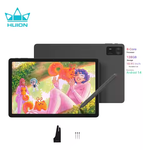 Huion Kamvas Slate 11 Drawing Pad Tablet Android 14 Graphic Drawing G99 8GB 256GB Tablet PC 10000mAh