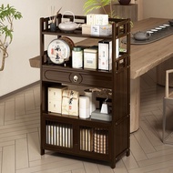 [in stock] Tea Cabinet Storage Rack Tea Shelf Storage Rack Tea Table Side Cabinet Tea Water Cabinet 