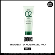 🇰🇷 AMOS Professional 02 FEEL THE GREEN TEA MOISTURE PACK 250ml