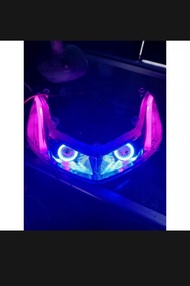 lampu sein sen depan yamaha mio smile karbu model custom alis lazy LED audy mata elang