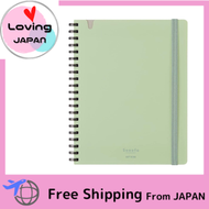 KOKUYO Sooofa สมุดสันห่วงอ่อนสายตาราง0.2นิ้ว (4มม.)80แผ่นตัวแปร B6สีเขียว (SU-SV748S4-G) โดยตรงจัดส่