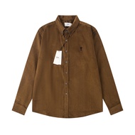 Ami Paris Men'S Coeur Corduroy Shirt