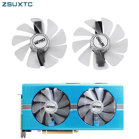 FD10015M12D CF1015H12D RX 590 580 480 470 570 GPU Cooler Fan For Sapphire RX470 RX590 RX580 RX480 RX