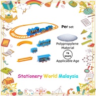 SWM DIY Electric Rail Train Set Toys Track Railway Playsets Toys Fun Game Children Earning Education