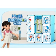 Doraemon 9 Cube DIY Wardrobe (Ready Stock)