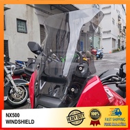 NX400 NX500 Windshield Motorcycle Windscreen Wind Deflectors For Honda NX 400 500 2024 2025 2026